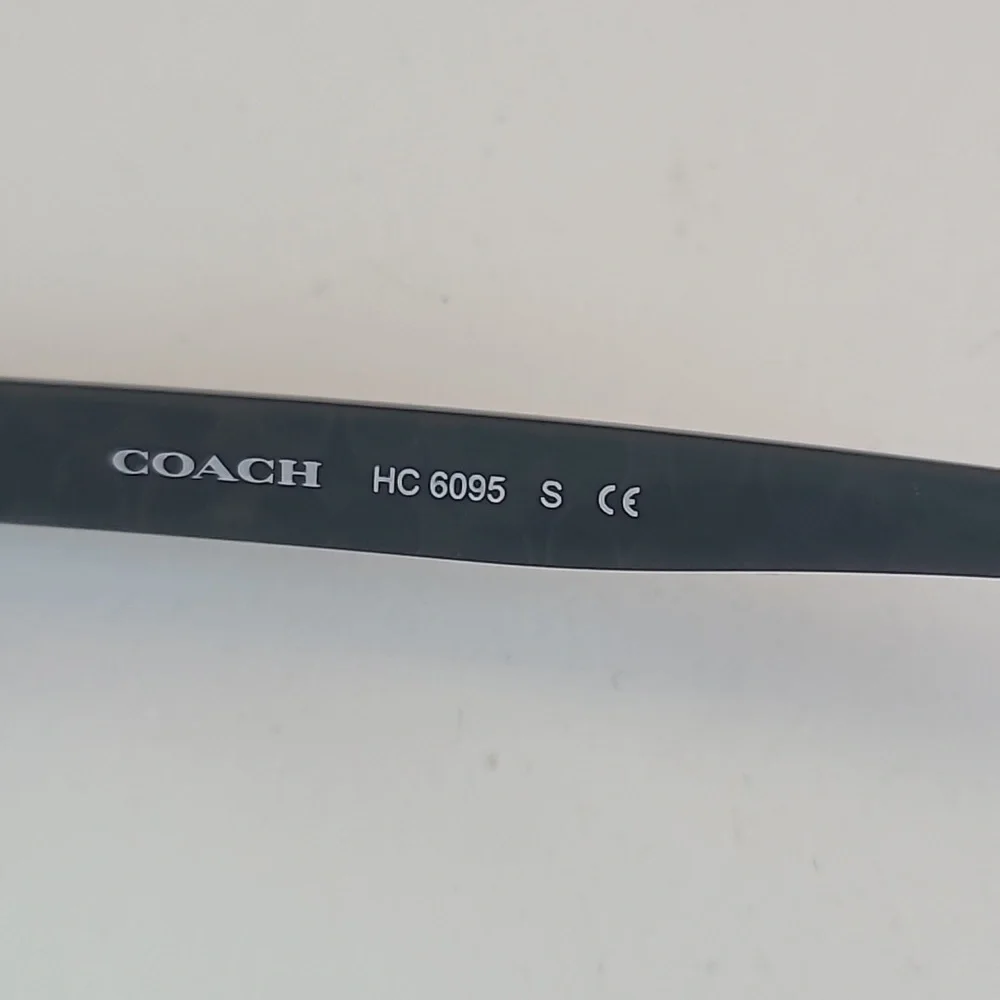 Coach HC6094 Womens Plastic Eyeglass Frame 5420 Black Black Gunmetal 52-19